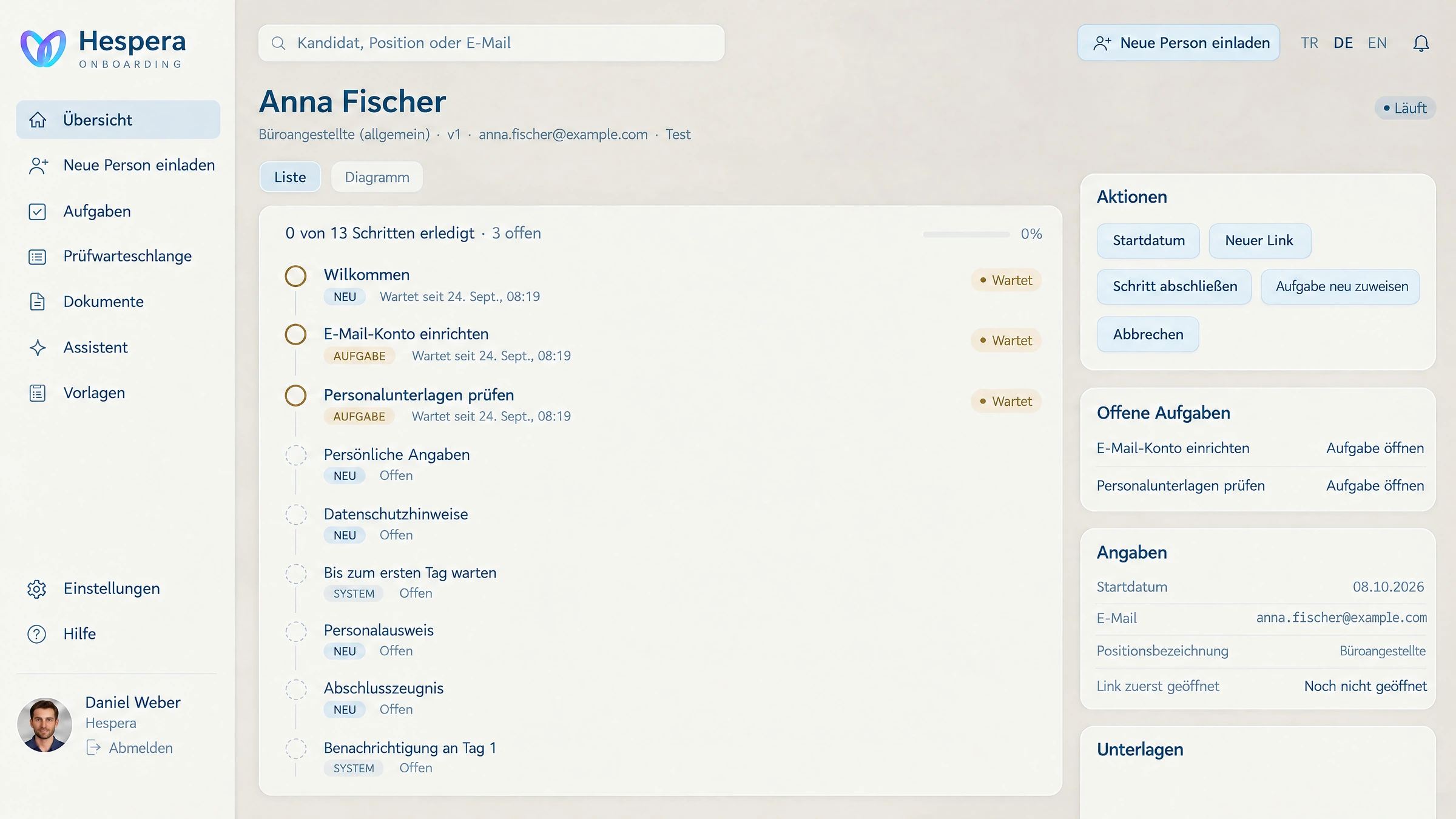 Fortschritt begleiten